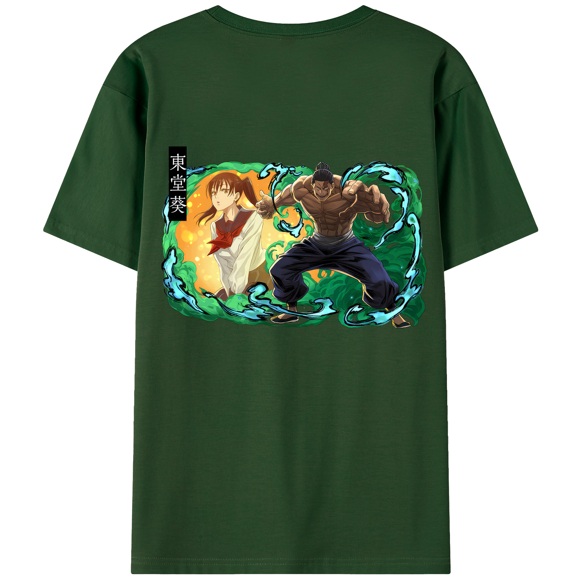 （画像用） 呪術廻戦 Jujutsu Kaisen 綿100％半袖Tシャツ（背面プリント）